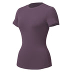 Womens Elastic Quick-Dry Fitness Yoga Top
